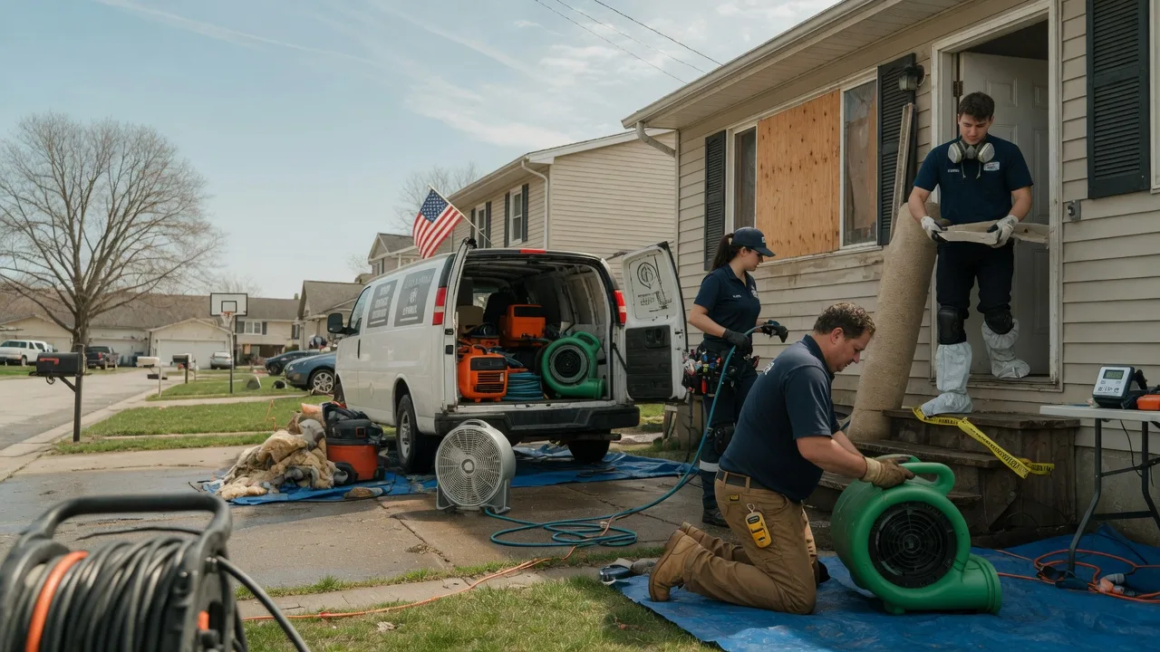 Water Damage Restoration in Grapeville, PA near me